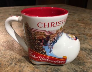 Christkindlmarket 2015 Christmas German Market Mug Ceramic Boot Stein