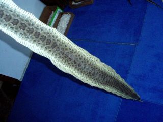 Rattlesnake Skin Prairie Rattler Hide Soft Tanned Bow Wrap Blanks Art 52 In.  P10