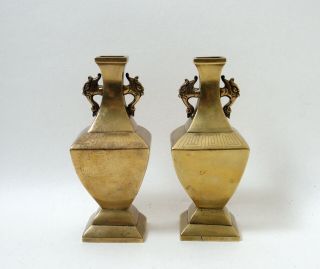 Fine 19th Century Antique Chinese Bronze Vases