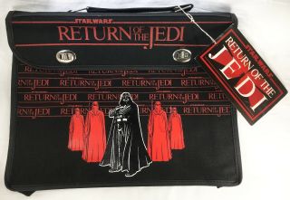 1983 Star Wars Vintage Return Of The Jedi Messenger Bag W/ Tag Vader Royal Guard