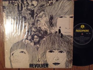 The Beatles - Revolver Parlophone Lp Pmc 7009 In Uk Label Text Mono