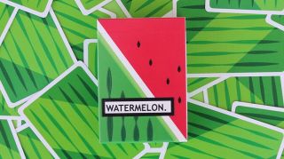 Watermelon Playing Cards Created By Flaminko Playing Cards - Magic Trick