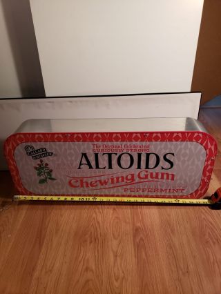 Vintage Altoids Chewing Gum Sign One Of A Kind Rare
