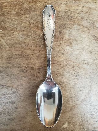 Tiffany & Co.  Marquise Sterling Silver Teaspoon Engraved