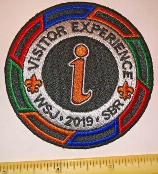 Visitor Experience Ist Staff Badge Patch 2019 24th World Boy Scout Jamboree