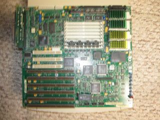 Vintage Motherboard 1996 Zenith Data Sys Dual Socket 5,  Two Pentium 200mhz Cpu