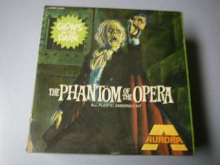 Vintage 1969 Aurora Phantom Of The Opera Monster Model Kit Glow In Dark 451 - 150