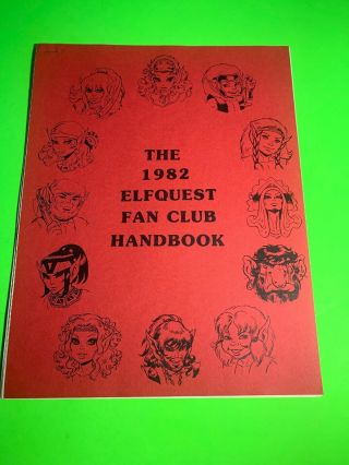 WARP Graphics Vintage Elfquest Fan Club Packet 1982 Print Handbook 1438 2