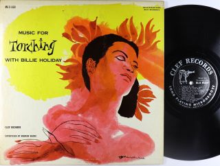 Billie Holiday - Music For Torching Lp - Clef David Stone Martin Mono Dg
