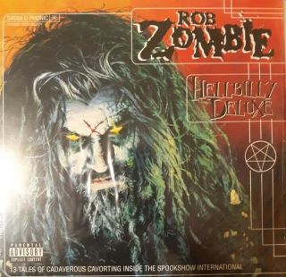 Rob Zombie Hellbilly Deluxe Green Orange Swirl Ltd Edition 56/500 Etr - 042