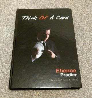 Think Of A Card By Etienne Pradier - Professional Magic Trick Book