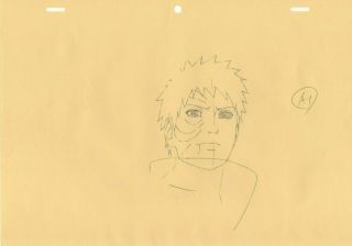 Naruto Shippuden Obito Uchiha Genga Douga 1 Anime Art Production Sketch not Cel 2