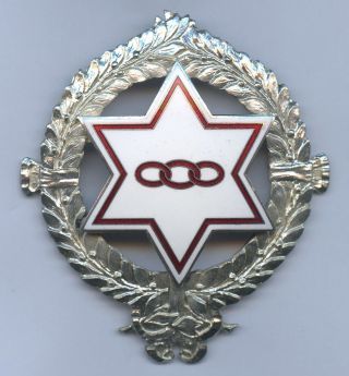 Vintage International Fraternity Odd Fellows 1949 Silver Orden Medal Badge