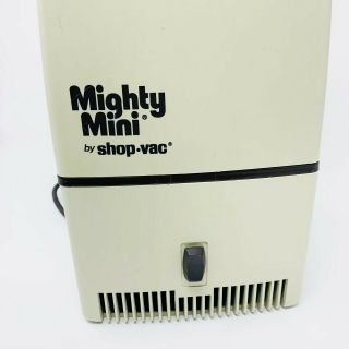 Mighty Mini by Shop Vac M100 VTG Vaccum Cleaner & Attachments Made In USA 3