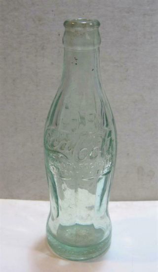 Thick Base Hobble - Skirt Nov 16,  1915 Coca Cola Green Bottle 6oz Morgantown,  Wva