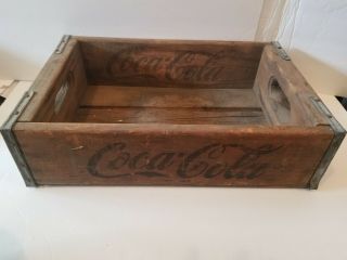 Coca Cola Wooden Box Crate " Fresno "