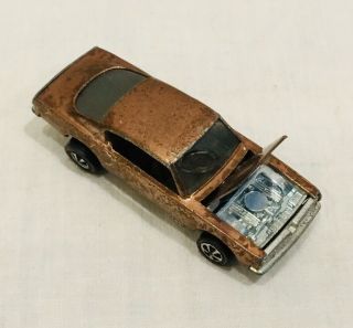 1967 Hot Wheels Redline Custom Barracuda Copper Grey Interior Mattel