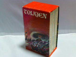 Vintage Boxed Set Tolkien Lord Of The Rings 1965 Ballantine Books Unread F,