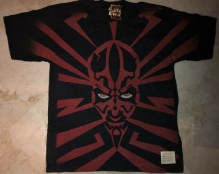 Darth Maul Star Wars Vintage T - Shirt Xl With Tags Lucas Films 1990 