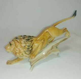 Vintage Goebel African Lion Figurine W.  Germany 8 1/2 "