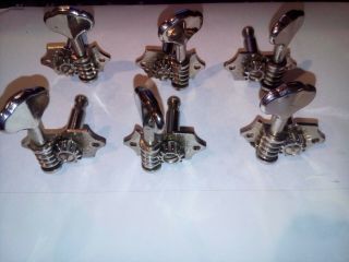 Vintage Grover Butterbean Tuner Set With Screws And Bushings 3 X 3 1940s 1950s