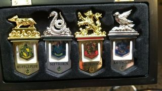 Harry Potter Hogwarts House Bookmark Set In Presentation Hinged Box