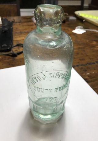 Otto J.  Zipperer South Bend Indiana Mug Base Hutchinson Bottle - Bimal