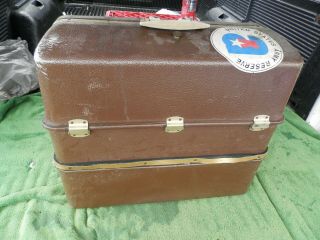 Vintage Umco 4980 Upb Possum Belly Tackle Box Estate Find