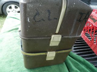 Vintage Umco 4980 UPB Possum Belly Tackle Box Estate Find 3