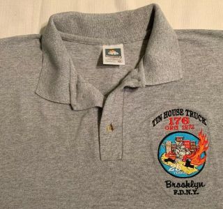 FDNY NYC Fire Department York City T - Shirt Sz XL NY Tin House Brooklyn 2