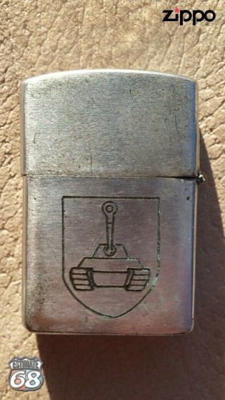 Vintage Zippo Petrol Lighter Vietnam War Bong Son 68 - 69