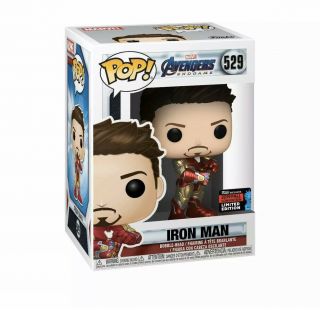 Funko Pop Marvel: Iron Man With Infinity Gauntlet 2019 Nycc Shared Exclusive