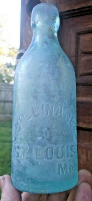 Aqua Blob Soda J.  Cullinane & Co.  St.  Louis,  Mo I.  G.  Co 1870 
