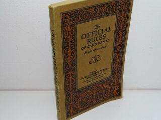 The Official Rules Of Card Games Hoyle Up - To - Date 29th Edition 1926