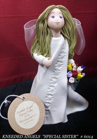 Kneeded Angels " Special Sister " 6014 Figurine Pavilion Gift Co