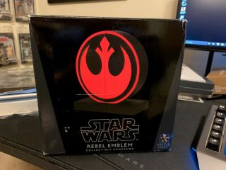 Gentle Giant Star Wars Rebel Emblem Collectible Bookends 110/640