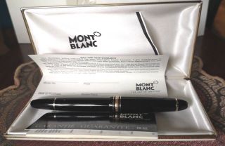 Vintage Mont Blanc Meisterstück Legrand Rollerball With Case
