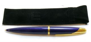 Alfred Dunhill Ad 2000 Blue & Gold Mechanical Pencil -