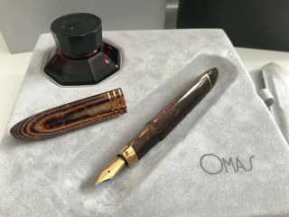 Omas 360 Arco Brown Celluloid Limited Edition Fountain Pen
