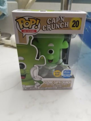 Funko Pop Ad Icons Cozmic Crunch Glow In The Dark Exclusive Limited Edition