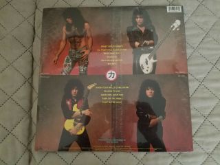 KISS - Crazy Nights - 1987 vinyl LP with hype sticker USA 3