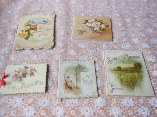 5 Victorian Booklets