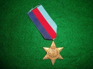 Ww2 Wwii Great Britain The 1939 - 1945 Star Medal And Ribbon