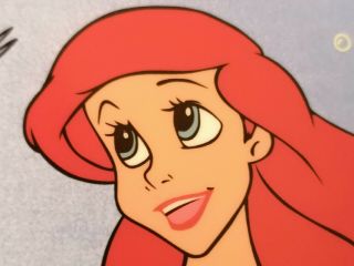 The Little Mermaid Cel Serigraph Limited Edition Disney Animation Sericel Film