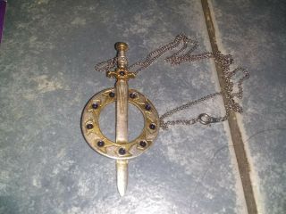 Xena: Sword & Chakram Pendant.  Very Rare