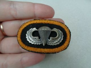 Vintage Wwii Sterling Silver Us Army Paratrooper Jump Wings 509th Airborne