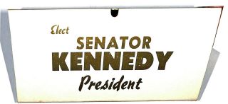 1968 Robert F.  Kennedy Table Tent For Display - - Campaign Event