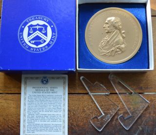 Complete 1809 President James Madison Bronze Medal 3 " Us