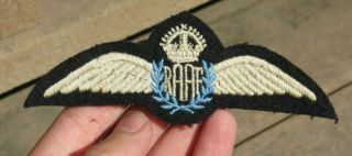 Raaf Royal Australian Common Wealth Air Force Pilot Wing Crew Insignia Brevet