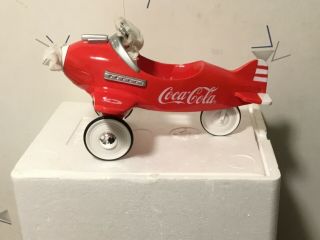 Coca Cola 1:3 Scale Red Coke Signed Pedal Plane Diecast Xonex ✈️ ✈️ ✈️
